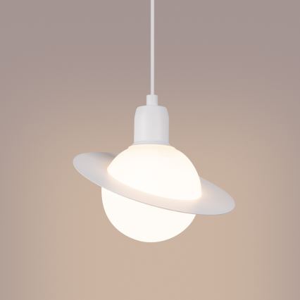 Lustra ar auklu HYPERION 1xG9/8W/230V balta