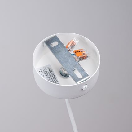 Lustra ar auklu HYPERION 1xG9/8W/230V balta