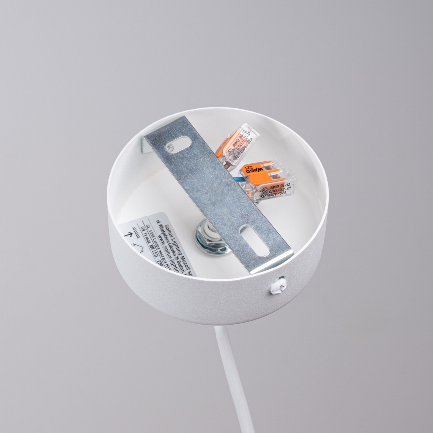 Lustra ar auklu HYPERION 1xG9/8W/230V balta