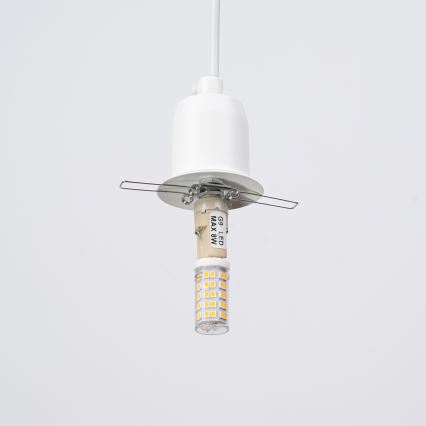 Lustra ar auklu HYPERION 3xG9/8W/230V balta