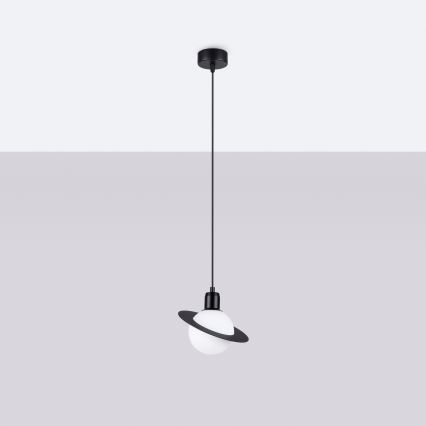 Lustra ar auklu HYPERION 1xG9/8W/230V melna