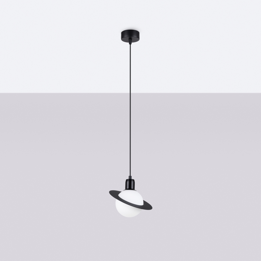 Lustra ar auklu HYPERION 1xG9/8W/230V melna