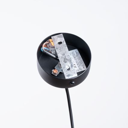 Lustra ar auklu HYPERION 1xG9/8W/230V melna