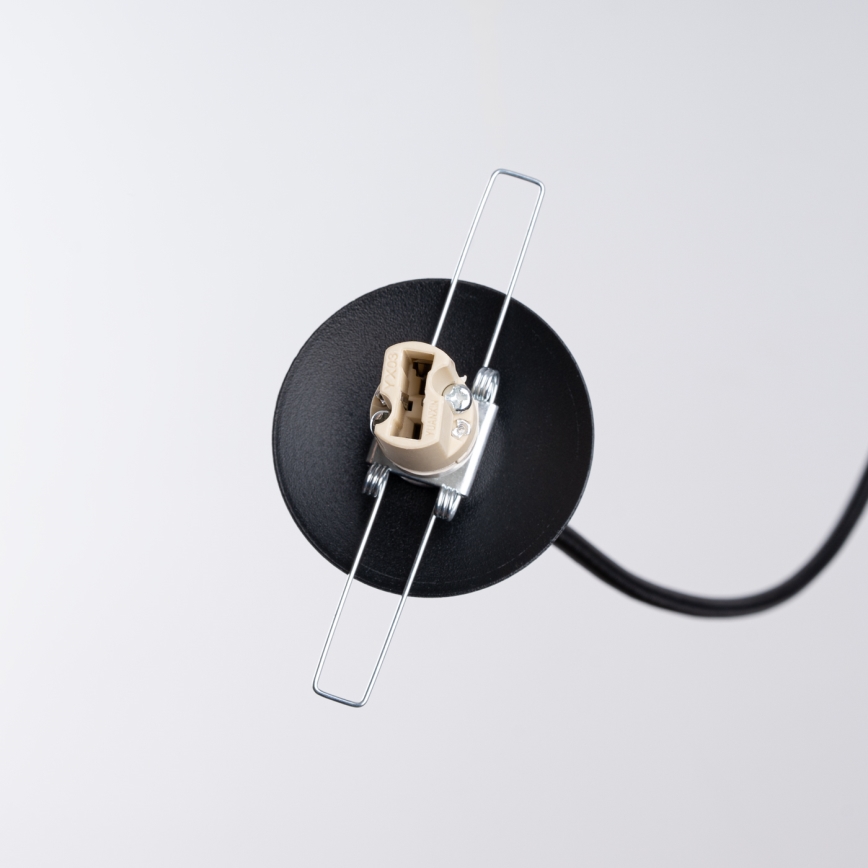 Lustra ar auklu HYPERION 3xG9/8W/230V melna