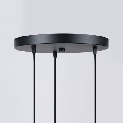 Lustra ar auklu HYPERION 3xG9/8W/230V melna