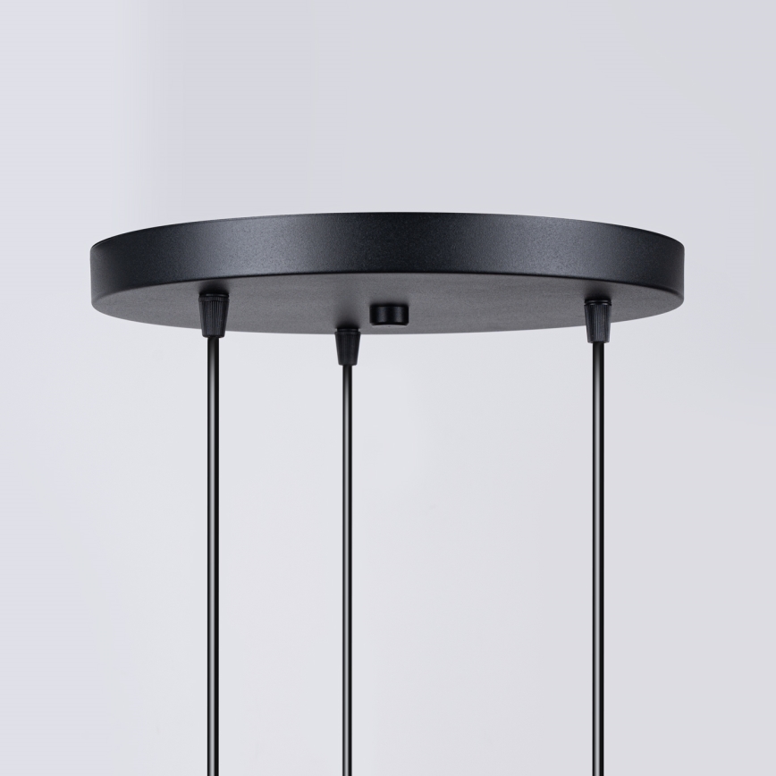 Lustra ar auklu HYPERION 3xG9/8W/230V melna