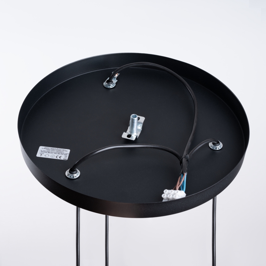 Lustra ar auklu HYPERION 3xG9/8W/230V melna