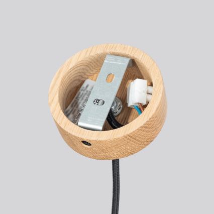 Pakaramais gaismeklis uz vada MAB 1xE27/15W/230V Ø 22 cm betons/pelēks