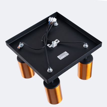 Starmetis WINX 4xGU10/10W/230V melna/varš