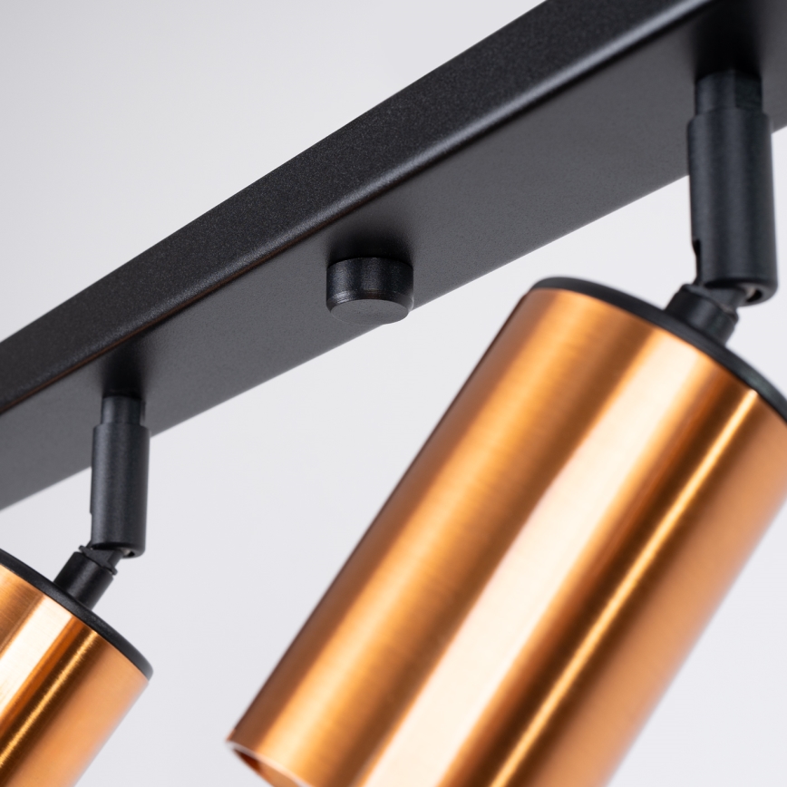 Starmetis WINX 6xGU10/10W/230V melna/varš