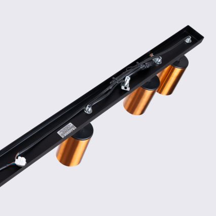 Starmetis WINX 6xGU10/10W/230V melna/varš