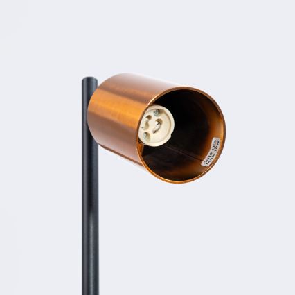 Galda lampa WINX 1xGU10/10W/230V melna/varš