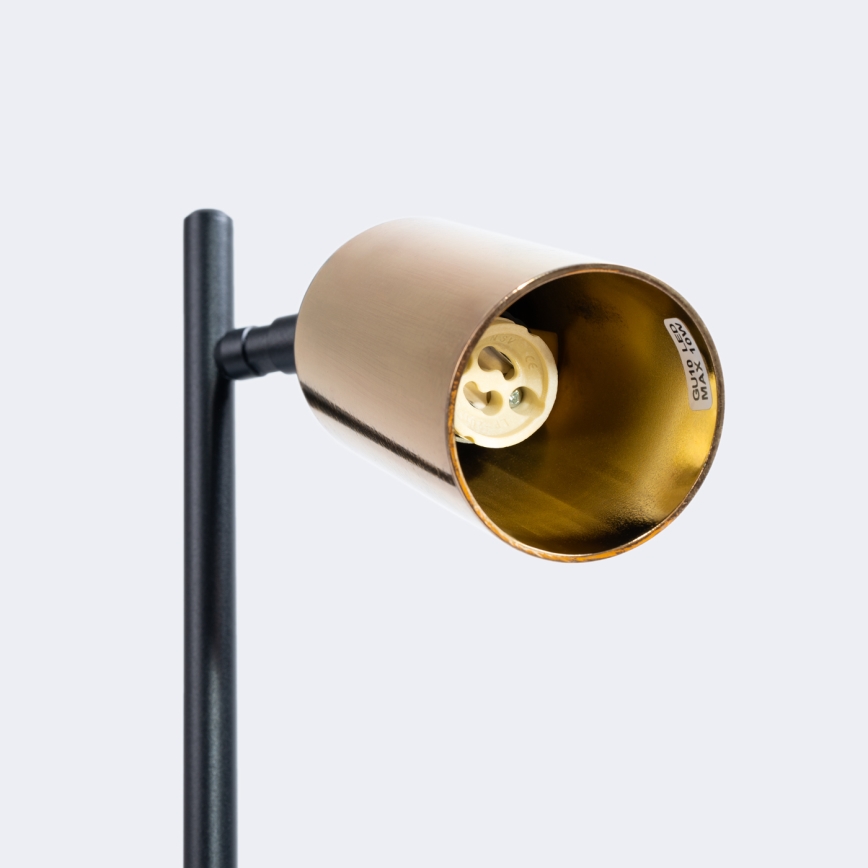 Galda lampa WINX 1xGU10/10W/230V melna/zelta