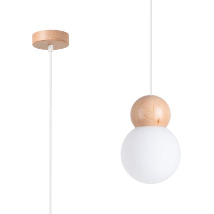Lustra ar auklu PEKKA 1xG9/8W/230V balta