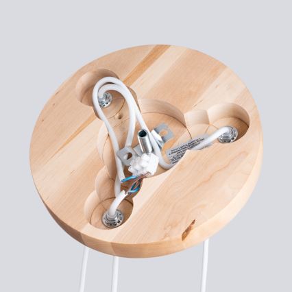Lustra ar auklu PEKKA 3xG9/8W/230V balta