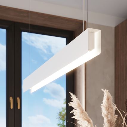 LED Lustra ar auklu SPARK 1xG13/8,5W/230V balta