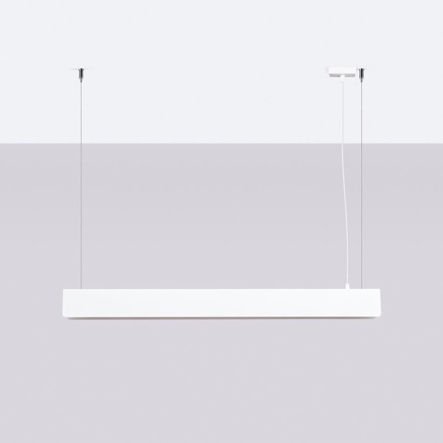 LED Lustra ar auklu SPARK 1xG13/8,5W/230V balta