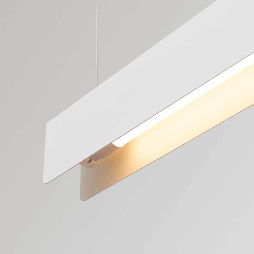 LED Lustra ar auklu SPARK 1xG13/8,5W/230V balta