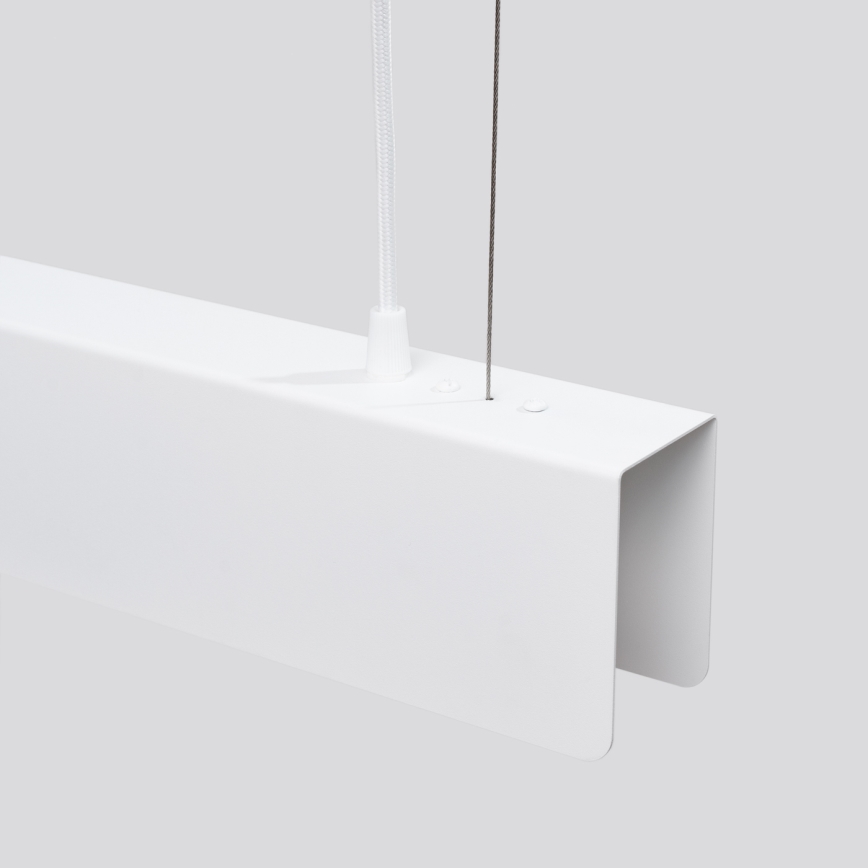 LED Lustra ar auklu SPARK 1xG13/8,5W/230V balta