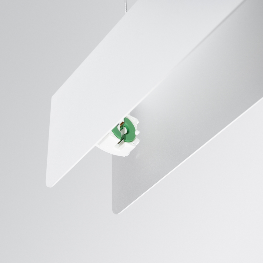 LED Lustra ar auklu SPARK 1xG13/8,5W/230V balta