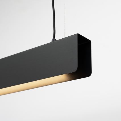 LED Lustra ar auklu SPARK 1xG13/8,5W/230V melna