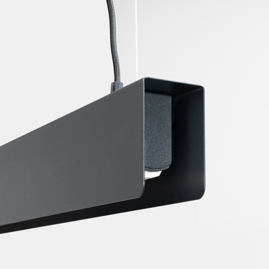 LED Lustra ar auklu SPARK 1xG13/8,5W/230V melna