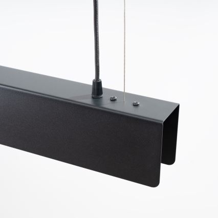 LED Lustra ar auklu SPARK 1xG13/8,5W/230V melna