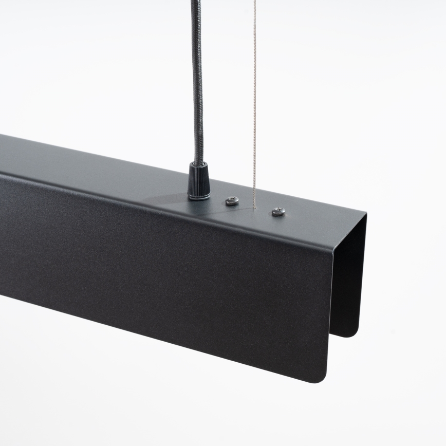LED Lustra ar auklu SPARK 1xG13/8,5W/230V melna