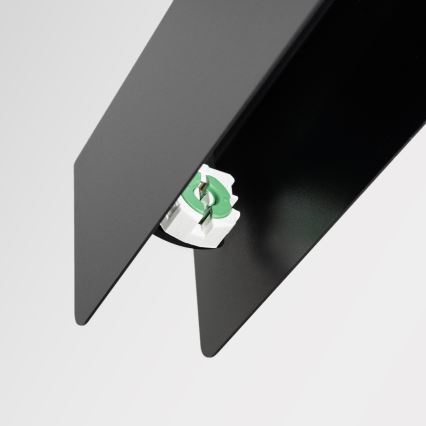 LED Lustra ar auklu SPARK 1xG13/8,5W/230V melna