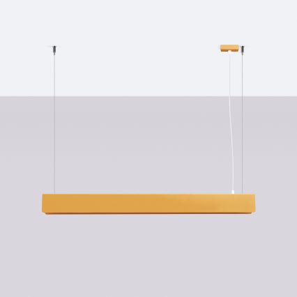 LED Lustra ar auklu SPARK 1xG13/8,5W/230V zelta