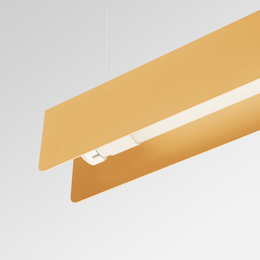LED Lustra ar auklu SPARK 1xG13/8,5W/230V zelta