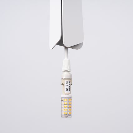 Lustra ar auklu PRYSM 3xG9/8W/230V balta