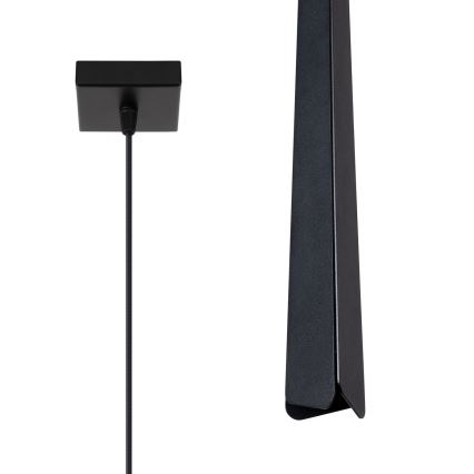 Lustra ar auklu PRYSM 1xG9/8W/230V melna