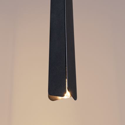 Lustra ar auklu PRYSM 1xG9/8W/230V melna