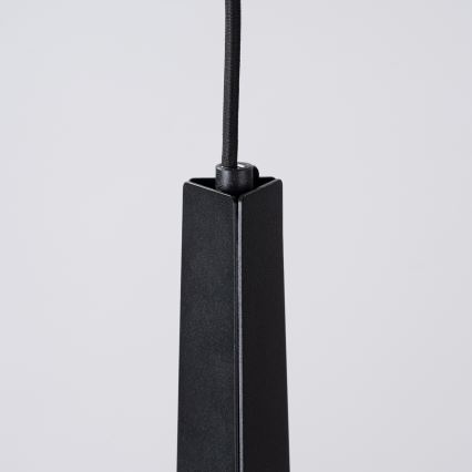 Lustra ar auklu PRYSM 1xG9/8W/230V melna