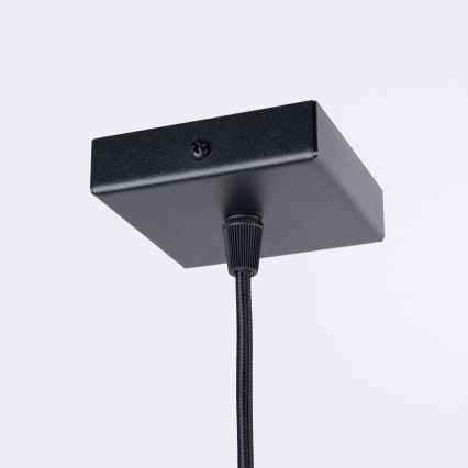 Lustra ar auklu PRYSM 1xG9/8W/230V melna