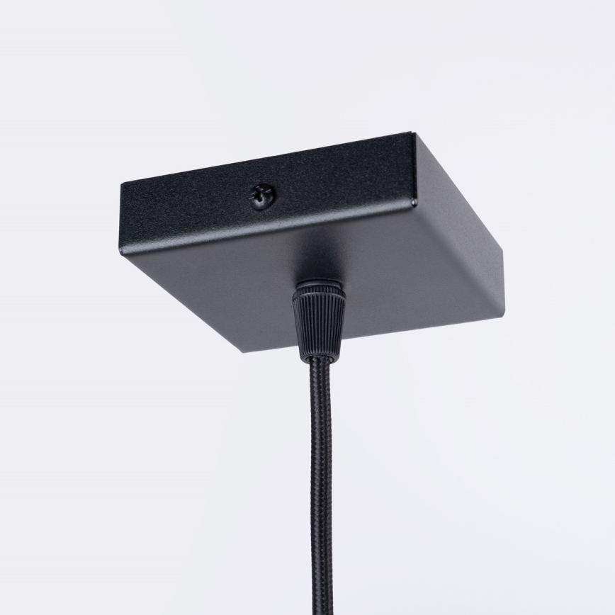 Lustra ar auklu PRYSM 1xG9/8W/230V melna