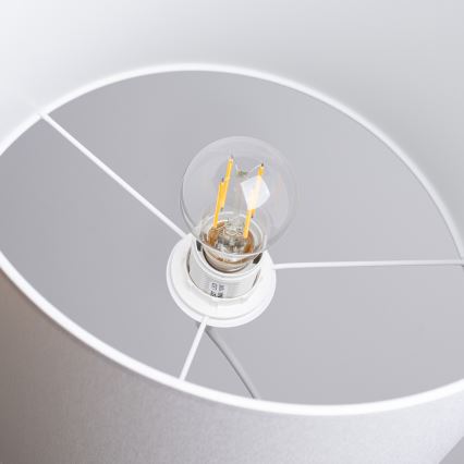 Lustra ar auklu NOVA 1xE27/15W/230V d. 30 cm balta