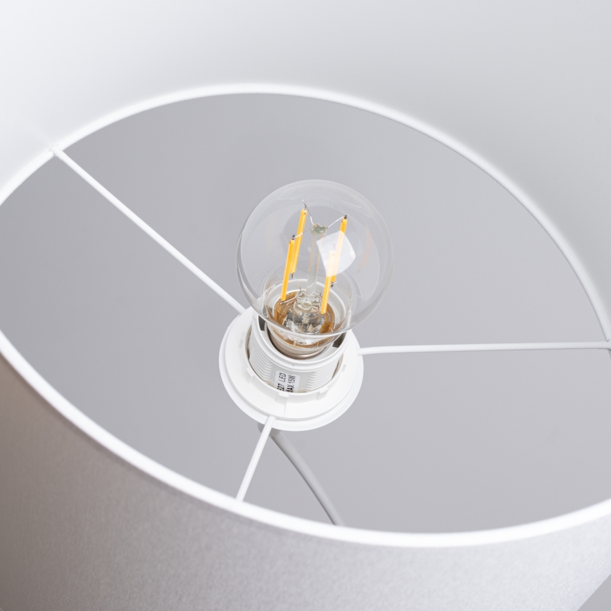 Lustra ar auklu NOVA 1xE27/15W/230V d. 30 cm balta