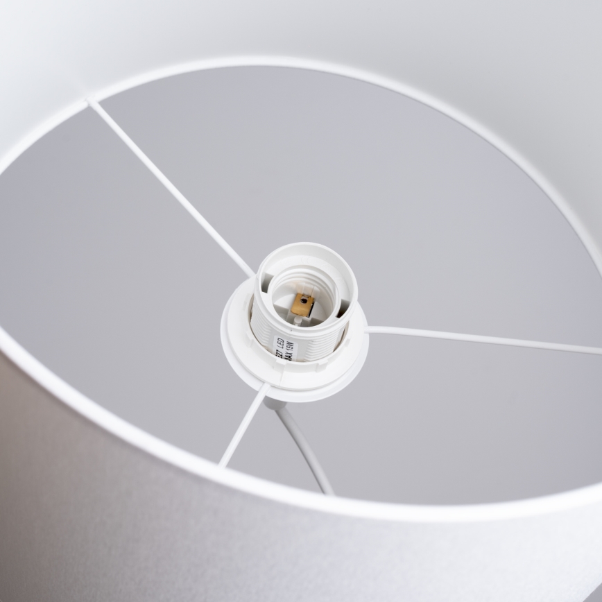 Lustra ar auklu NOVA 1xE27/15W/230V d. 30 cm balta