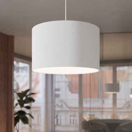 Lustra ar auklu NOVA 1xE27/15W/230V d. 40 cm balta