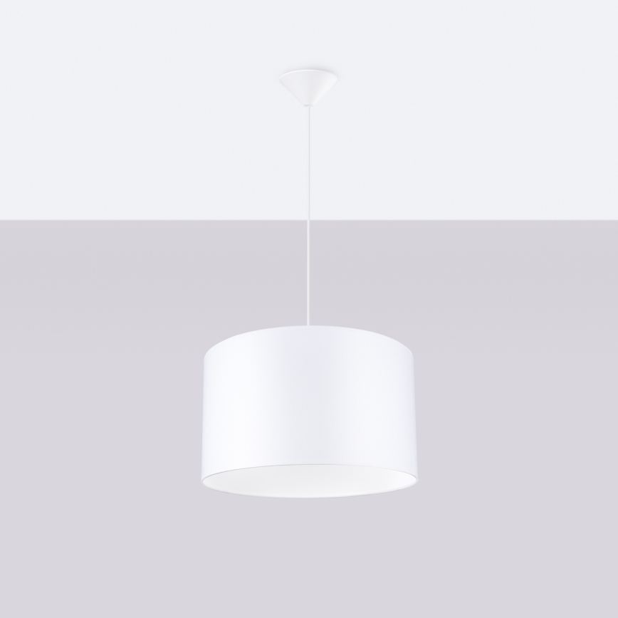 Lustra ar auklu NOVA 1xE27/15W/230V d. 40 cm balta