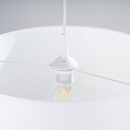 Lustra ar auklu NOVA 1xE27/15W/230V d. 40 cm balta