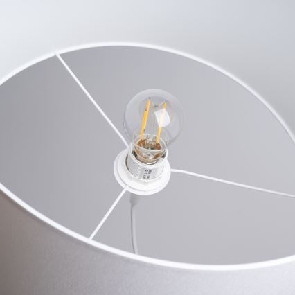 Lustra ar auklu NOVA 1xE27/15W/230V d. 40 cm balta