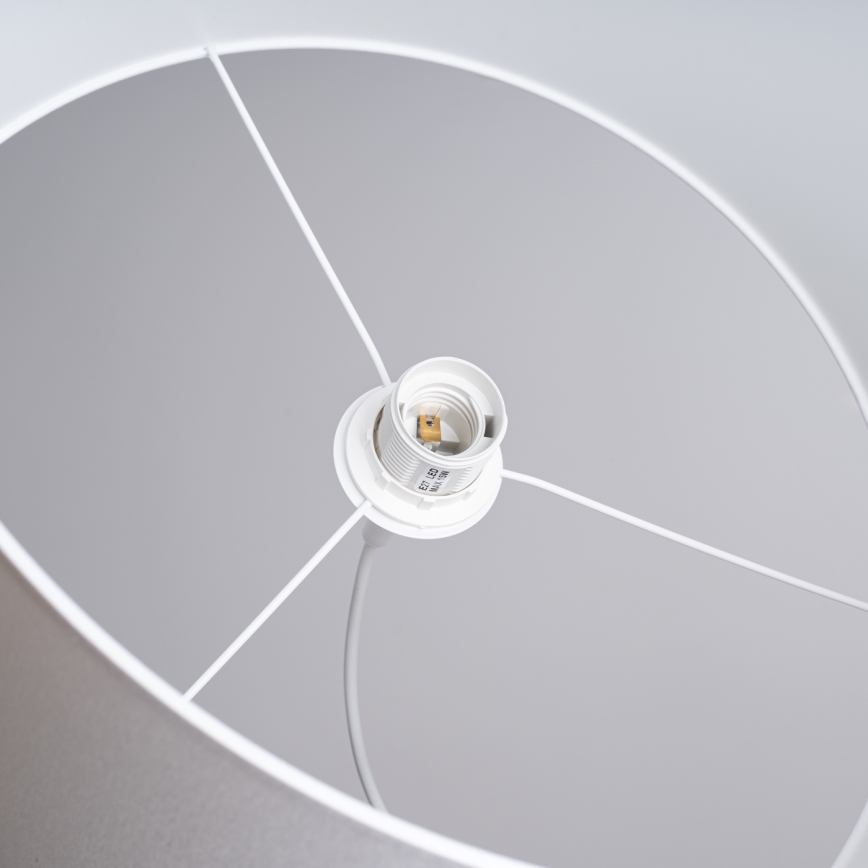 Lustra ar auklu NOVA 1xE27/15W/230V d. 40 cm balta