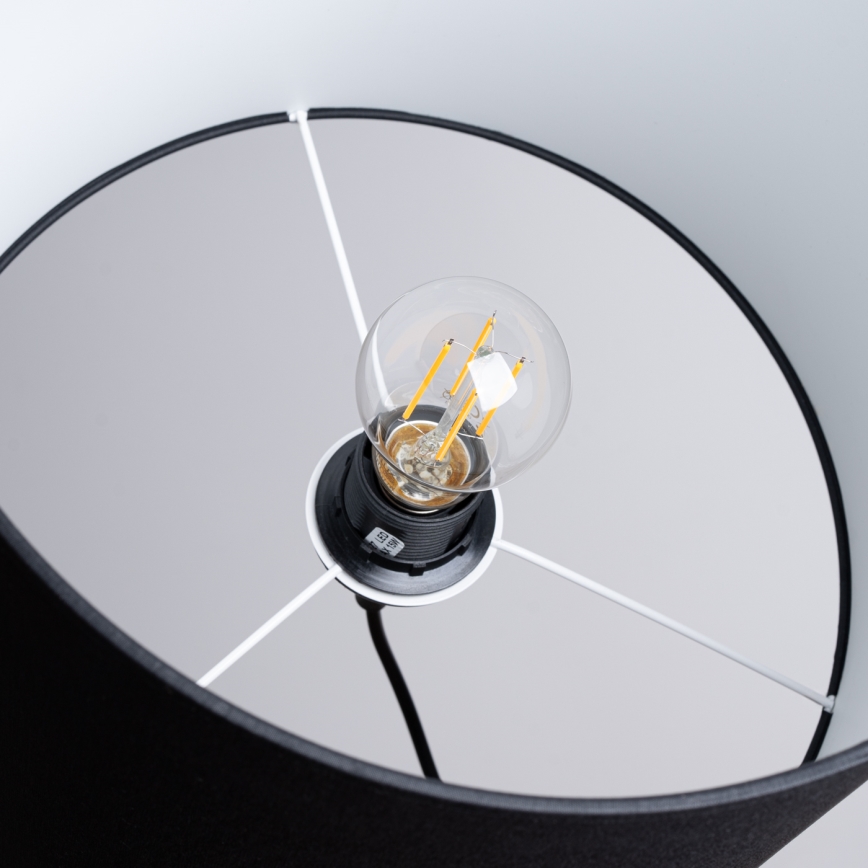 Lustra ar auklu NOVA 1xE27/15W/230V d. 30 cm melna