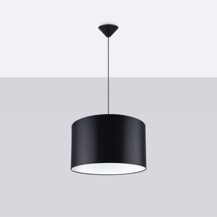 Lustra ar auklu NOVA 1xE27/15W/230V d. 40 cm melna