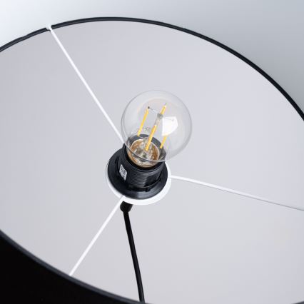 Lustra ar auklu NOVA 1xE27/15W/230V d. 40 cm melna
