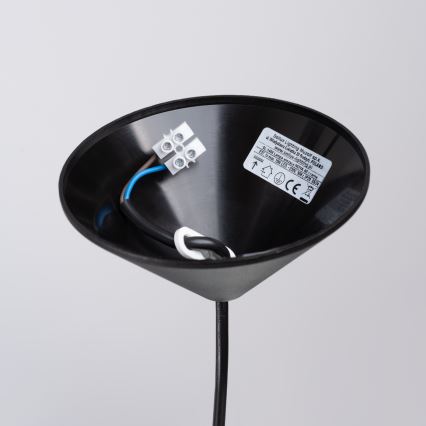 Lustra ar auklu NOVA 1xE27/15W/230V d. 40 cm melna
