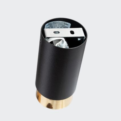 Starmetis NERO 1xGU10/10W/230V 12,5 cm melna/zelta